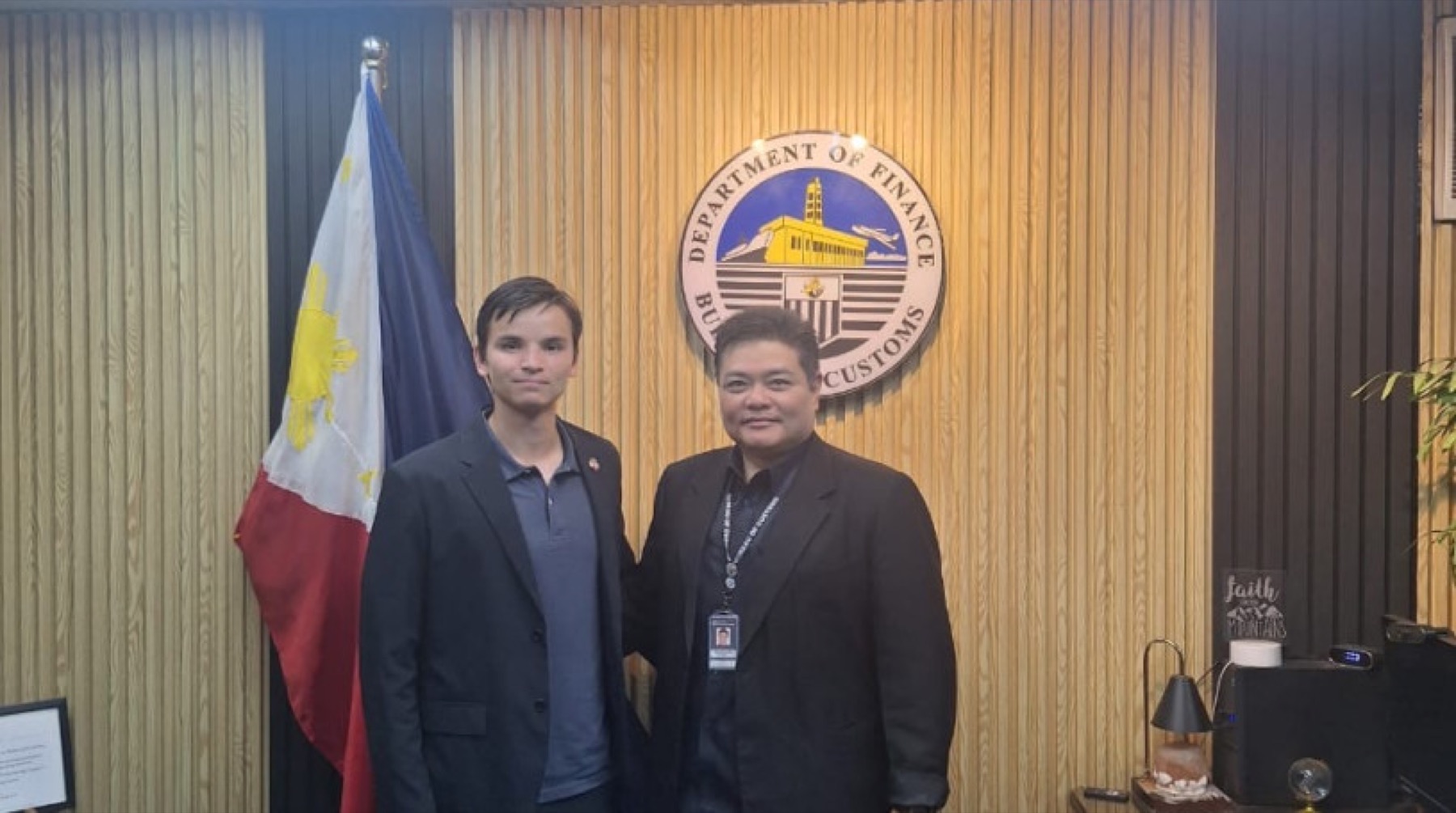A NordCham Philippines courtesy visit to the Bureau of Customs